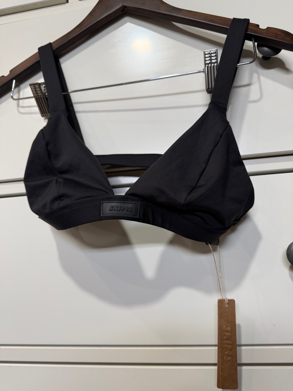 SKIMS Black Triangle Bralette